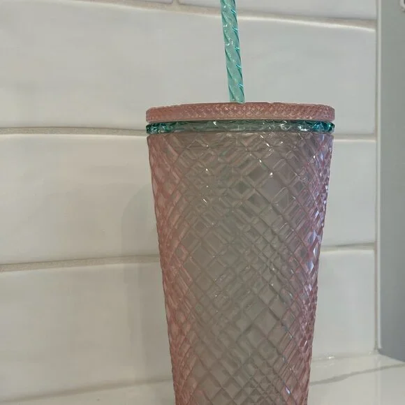 3 for $25- Starbucks Summer 2023 Pearl Peach Jewled Cold Cup 16 oz - Picture 4 of 7